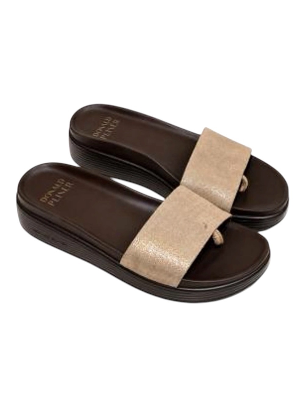 Donald Pliner Fiji Bronze Metallic Sandals 8.5